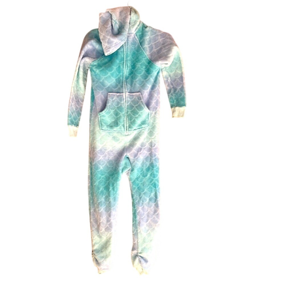 More Than Magic Mermaid Pajamas Halloween Aqua Kids Large Pretend Sleepwear